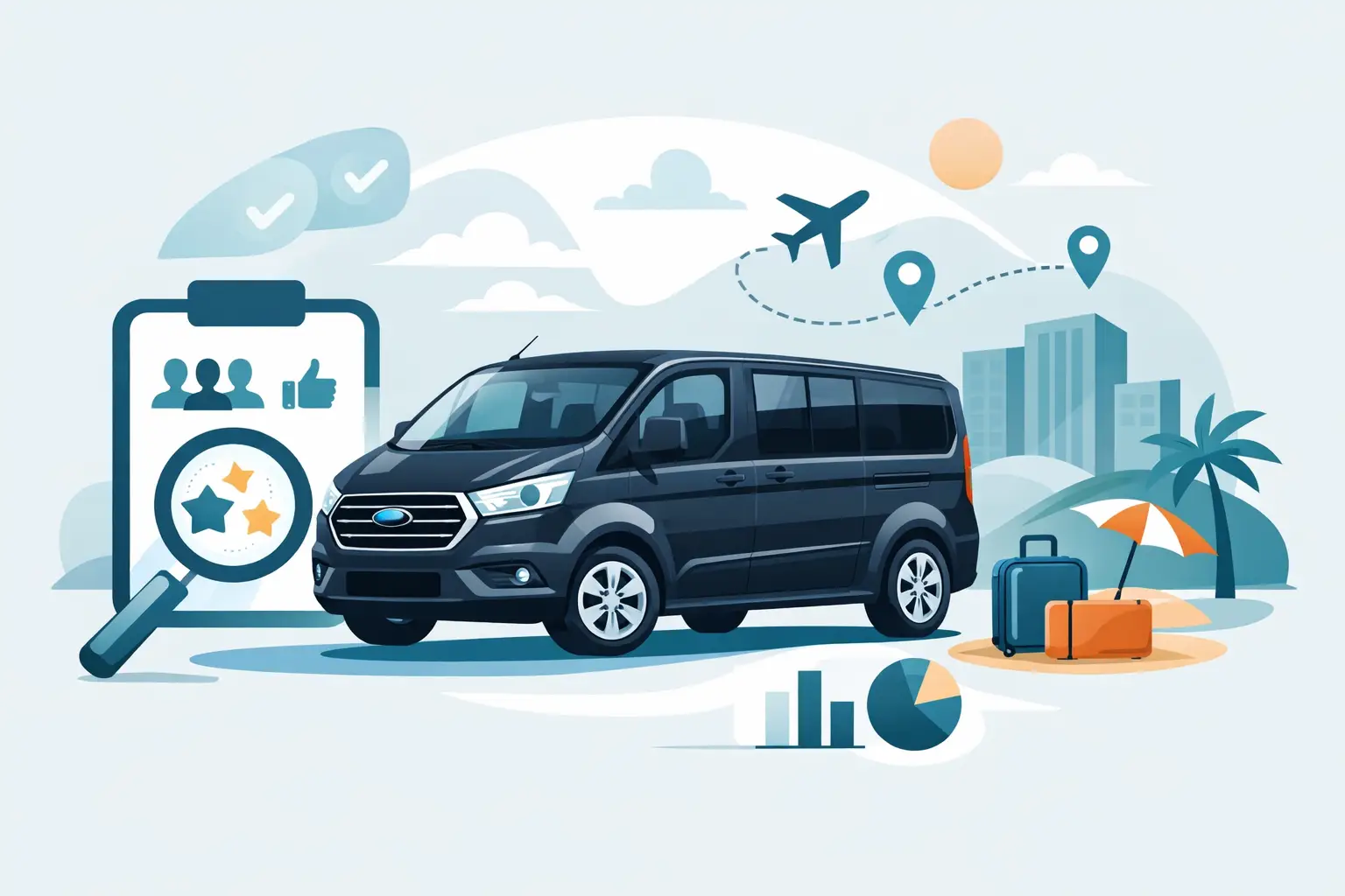 Ford Tourneo 9 θέσεων ενοικίαση με κριτήριο